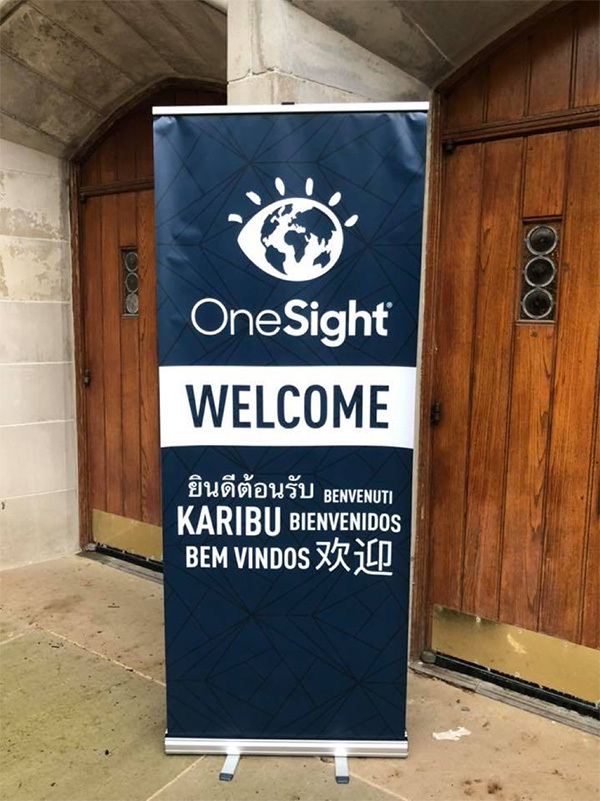 OneSight Omaha Clinic 2018 Welcome Sign in Many Languages